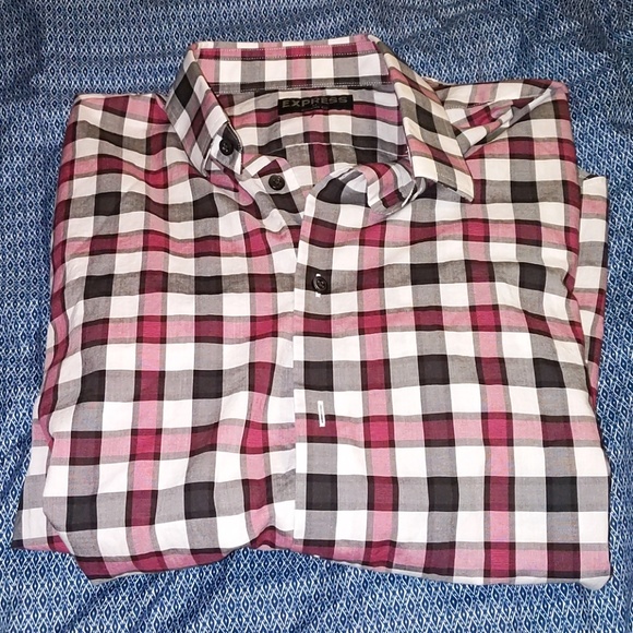 Modern fit plaid casual button down - Picture 2 of 2